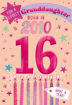 Picture of BORN IN 2010 GRANDDAUGHTER 16TH BIRTHDAY CARD